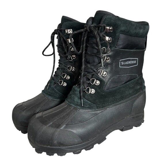 LaCrosse Men\'s Black Waterproof 11\
